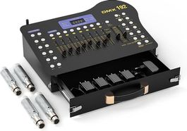 U`King DMX Controller,192 Kanäle DJ Controller mit Schublade